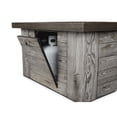 thumbnail image 3 of Forest Ridge Propane Fire Table in Weathered Gray with Natural Gas Conversion kit, 3 of 7