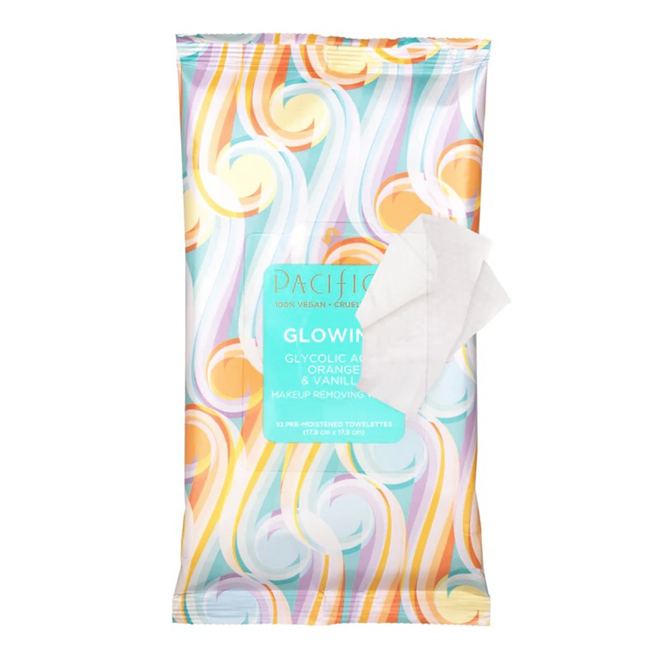 Pacifica - Lingettes démaquillantes illuminatrices - 30 pièces