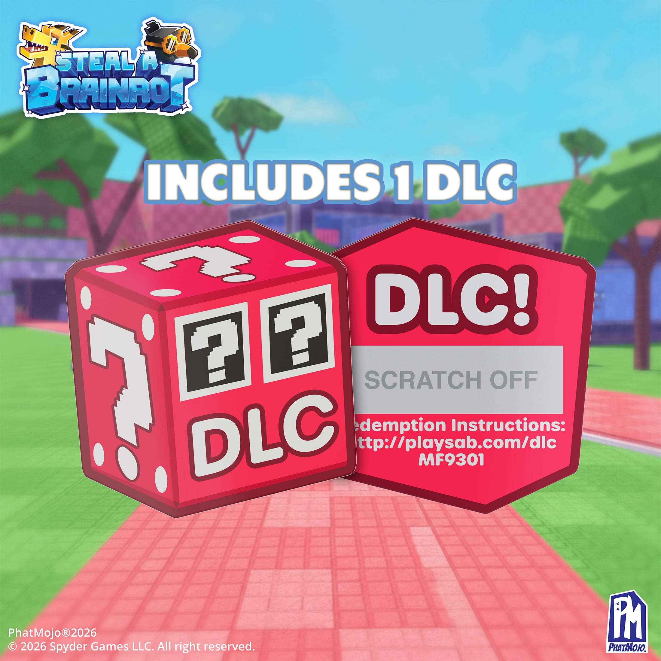 Steal A Brainrot - Mini-figurines en sachet surprise - Comprend des codes DLC utilisables sur Roblox - Figurines de collection mystères sous licence officielle par PhatMojo