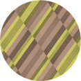 thumbnail image 1 of Ahgly Company Tapis d'Intérieur Ronds Transitionnels Bruns Lavables à la Machine, 7 Pieds Rond, 1 of 7