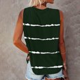 thumbnail image 4 of Fridja Hauts Décontractés Sans Manches à Col Rond Imprimés pour Femmes avec Poches T-shirt Blouse, 4 of 5