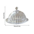 thumbnail image 2 of Clear Glass Cake Display Dome With Lid and Base for Showcasing Desserts and Pastries, 2 of 5