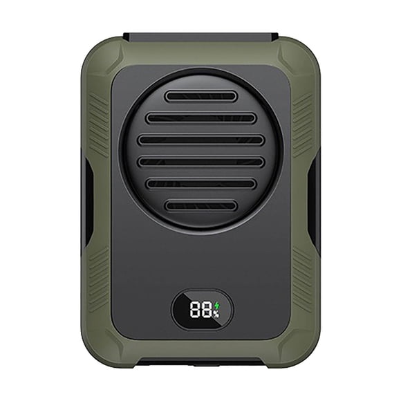 Portable Neck Fan 2023 Leafless Waist Hanging Fan Usb Charging Outdoor Sports Portable Strong Wind Portable Neck Hanging Small Fan Portable Waist Fan