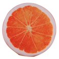 thumbnail image 2 of 3D Fruit Print Seat Cushion Soft Short Plush Pillow for Chair Orange,, 2 of 8