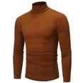 thumbnail image 1 of Pull Col Montant en Coton pour Hommes Gris Clair 3TG, 1 of 5