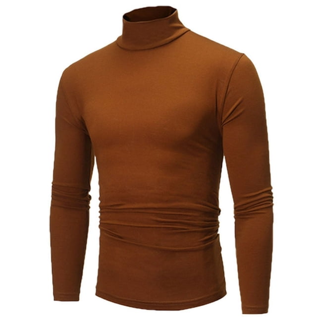 Pull Col Montant en Coton pour Hommes Gris Clair 3TG