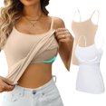 thumbnail image 1 of ORUYROP Débardeurs en Coton avec Bretelles Spaghetti Réglables Couche Cami Col Rond S - 5X, 1 of 7