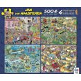 thumbnail image 1 of Ceaco 4 in 1 Multi Pack - Jan Van Haastern Crowd Pleasers, 500 Piece Puzzle, 1 of 1