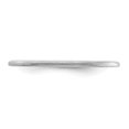 thumbnail image 3 of Diamond2Deal 14k White Gold 1.2mm Half Round Satin Women's Stackable Band Size 5, 3 of 3