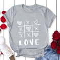 thumbnail image 2 of B91xZ Tuniques pour Femmes Rayures Manches Courtes Col Rond, Gris TTG, 2 of 4