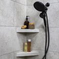 thumbnail image 4 of Palisade Vinyl Waterproof Corner Shower Shelf Rain Cloud, 4 of 7