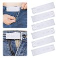 thumbnail image 4 of Wweixi 6 Pieces Maternity Pant Extender Buckle Bands Elastic Adjustable Trouser Support Belt Waistband Expander Extension Component, 4 of 8
