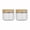 A, variant on Glass Jar with Lid Large Capacity Glass Storage Tank with Wooden Cover, Suitable for Storing All Kinds of Cereals, Oats, Yogurt, Dried Fruits and Teaglass Storage Jars