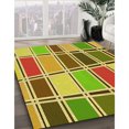 thumbnail image 3 of Ahgly Company Tapis d'Intérieur Lavable en Machine Carré Transitionnel Bisque Foncé Brun, 6 Pieds Carré, 3 of 7