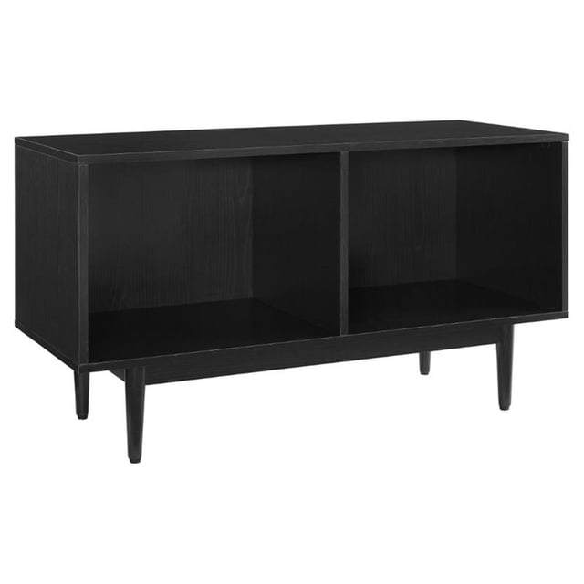 Bowery Hill 40"Mid-Century Wood Storage Console Cabinet in Black