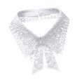 thumbnail image 3 of GUOOL Faux Collier Ras-du-Cou Décoratif Col à Revers Détachable Dentelle Faux Faux Collier A, 3 of 9