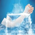 thumbnail image 3 of 1 Pair Arm Sleeves UV Protection High Elasticity Nylon Sweat Absorbing Cooling Cycling Arm Sleeves for Exercise, 3 of 7