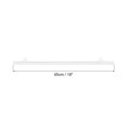 thumbnail image 2 of Unique Bargains PVC Poster Hanger Rail Poster Strip Bar 45cm/18inch Clear with Clips for Poster, Map, 2 Set, 2 of 5