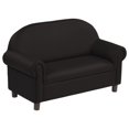 thumbnail image 1 of Softscape 10493-BK Little Lux Preschool Sofa - Black, 1 of 1