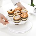 thumbnail image 4 of 1Pcs Cake Carrier Dust Proof Handheld 7 Cavity Visible Design Cake Holder Baking Supplies, 4 of 10