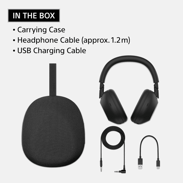 Sony WH-1000XM6 Best Wireless Noise Cancelling Headphones -Black