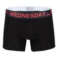 thumbnail image 4 of Men's Underwear Boxer Briefs Mid Length Mid Waist Weekday Underwear Boxers Shorts Red M, 4 of 4
