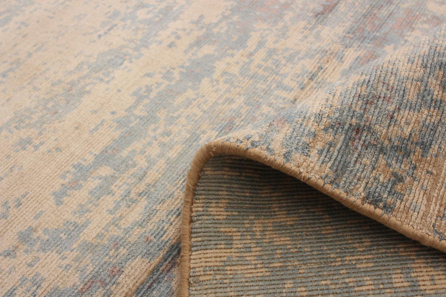 ECARPETGALLERY 4'11" x 7'1"  Transitional Galleria Hand Loomed Area Rug for Living Room, Dining Room and Bedroom in Blue