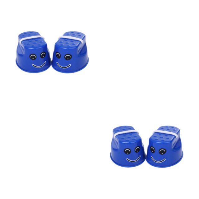 maskred 2pack/lot Fine Workmanship And Environmentally Friendly Walking Stilts Helps blue 2Set
