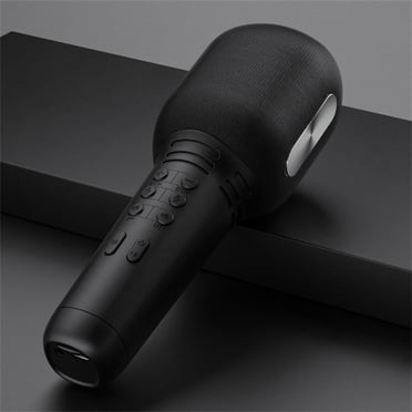 EGNMCR Microphone Sans Fil pour Chanson de Téléphone Cellulaire Microphone Hi-Fi Audio d'Une K Chanson Live Treasure Microphone à Condensateur Sans Fil Bluetooth Microphone Microphone
