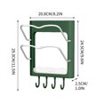 thumbnail image 3 of Pot Cover Rack Wall Mounted Hole Kitchen Storage Rack Multifunctional Household Storage Rack Cutting Board Rack Multi-layer Cutting Board Rack, 3 of 4