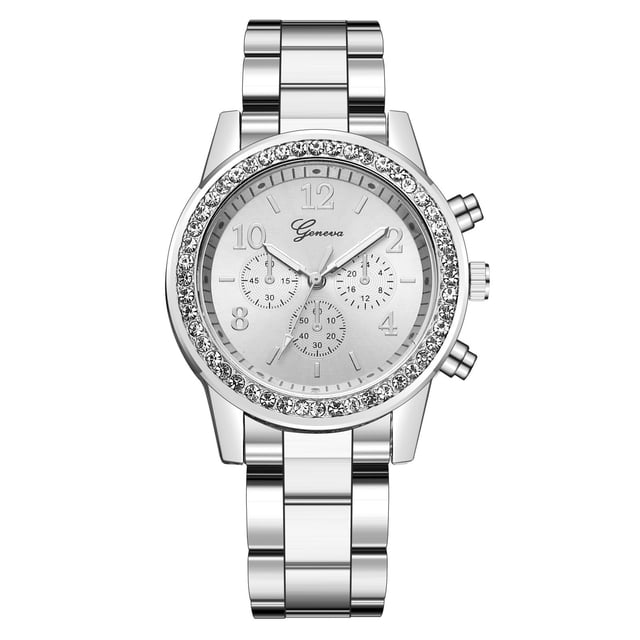 TIMIFIS Montres pour Femmes avec un Bracelet en Maille en Acier Inoxydable et un Cadran de 36 mm Ton Argent Orné d'Accentures en Cristal. Cette Montre Analogique à quartz Présente un design simple et Tendance, avec une Fermeture à Boucle à Ardillon et une Construction Non Imperméable. Convient aux occasions Décontractées Ou Formelles, Elle Ajoute une Touche Féminine et Élégante à Toute Tenue.