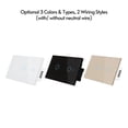 thumbnail image 4 of Wi-Fi Smart Switch Light Switch Voice Control, Remote Control, RF433, Touch Control Compatible with Alexa Google Home Schedule, Timer, Countdown No Neutral & Hub Required, 4 of 8