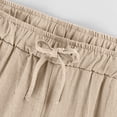 thumbnail image 4 of Timegard Wide Leg Pants for Women Elastic Waisted Drawstring Lightweight Casual Loose Pants with Pockets, 4 of 6