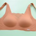 thumbnail image 4 of Women's Non Wired Padded Full Cup Bra - Wireless Supportive Bustier - W-Shape Structure Breathable Comfort Bra, 4 of 8