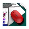 thumbnail image 3 of XYH60 Wireless Mouse Mute Ergonomic Design Plug Play 2.4GHz Bluetooth-compatible 1600DPI Mouse for Office - Pink, 3 of 5