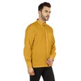 thumbnail image 3 of Bestman Solid Button Down Shirt For Men Long Sleeve With Patch Pocket Formal Business Wear, 3 of 7
