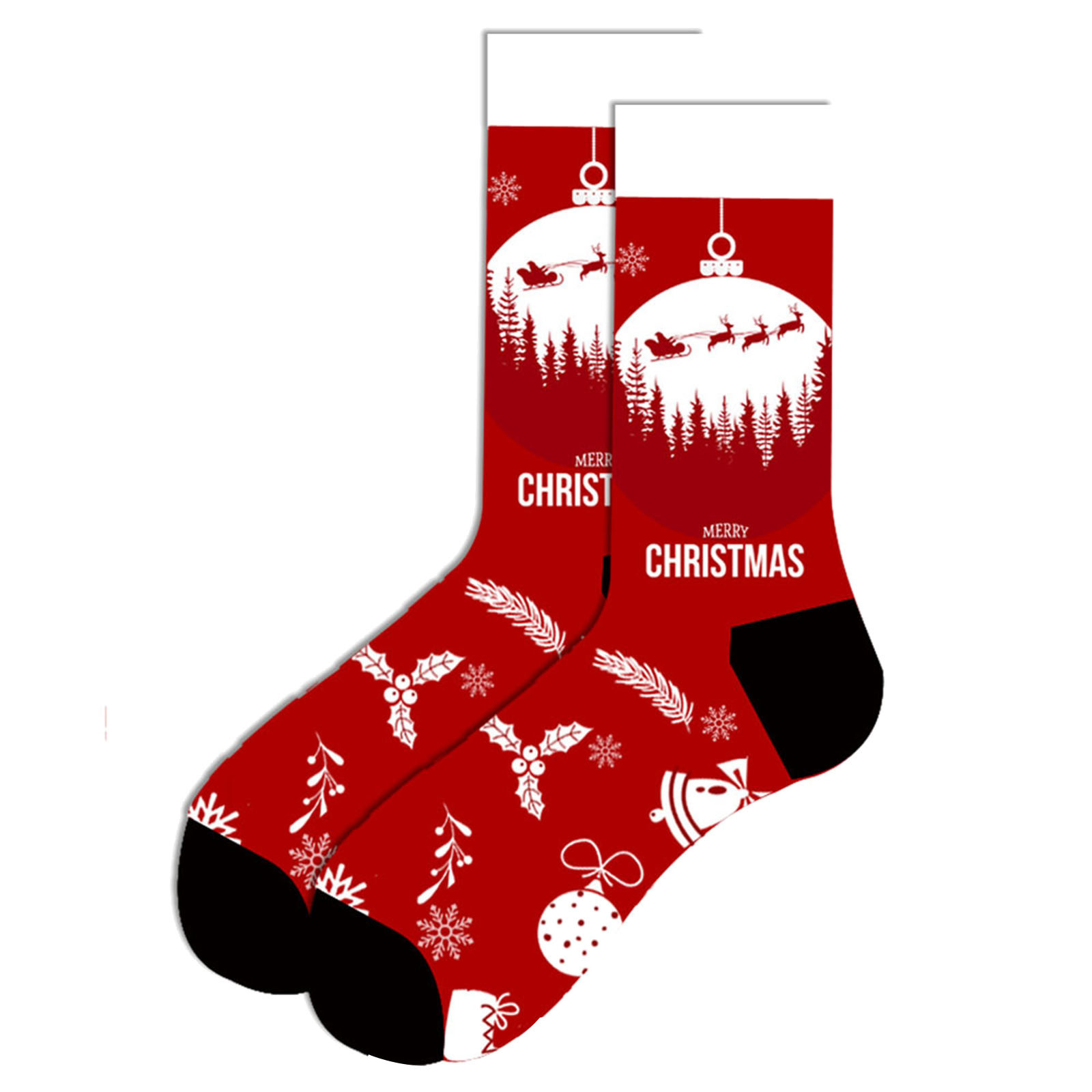 Christmas Socks For Women Socks Print Socks Gifts Cotton Long Funny Socks For Women Novelty Funky Cute Socks Christmas Socks Sports Socks Sock Multicolor