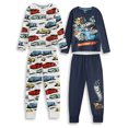 thumbnail image 1 of Hot Wheels Unisex Kids Multicoloured Multi-Pack of 2 Long Sleeve Long Leg Pyjama Set, 1 of 7