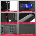 thumbnail image 4 of Costway 0.8CF Digital Flat Recessed Wall Safe Home Security Lock Gun Cash Box Locking, 4 of 10