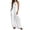 White, variant on HJYCHN Womens Jumpsuit White Pleated Wide Leg Flowy Summer Resort Piece Jumpsuits for Women Beige XL
