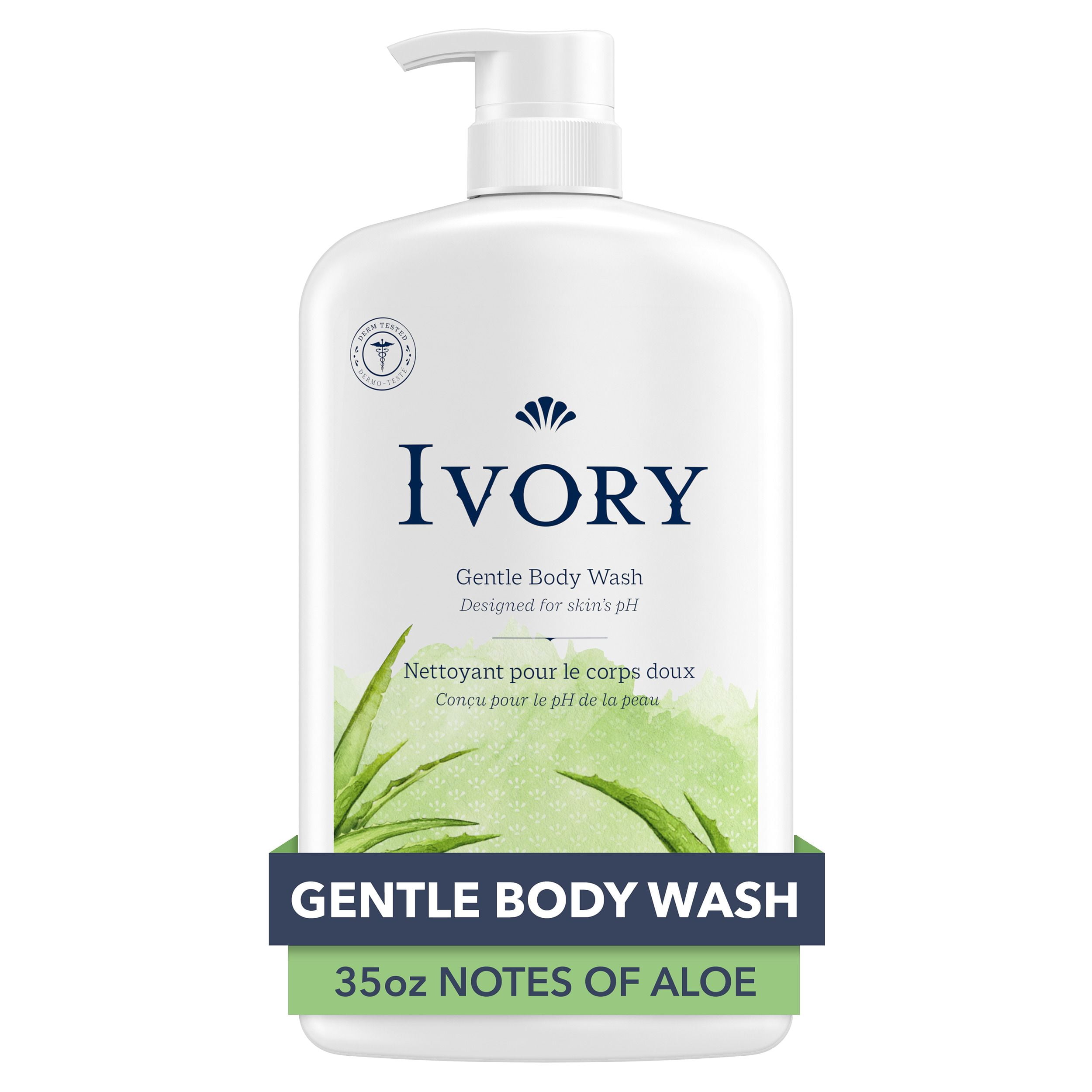 Ivory Nettoyant pour le Corps Doux, Notes d'Aloès