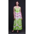 thumbnail image 4 of Bimba Robe Longue Chic Imprimée Teinture sur Nœuds pour Femme, Style Bohème, Maxi d'Été, Tenue de Plage - X-Grand, 4 of 6