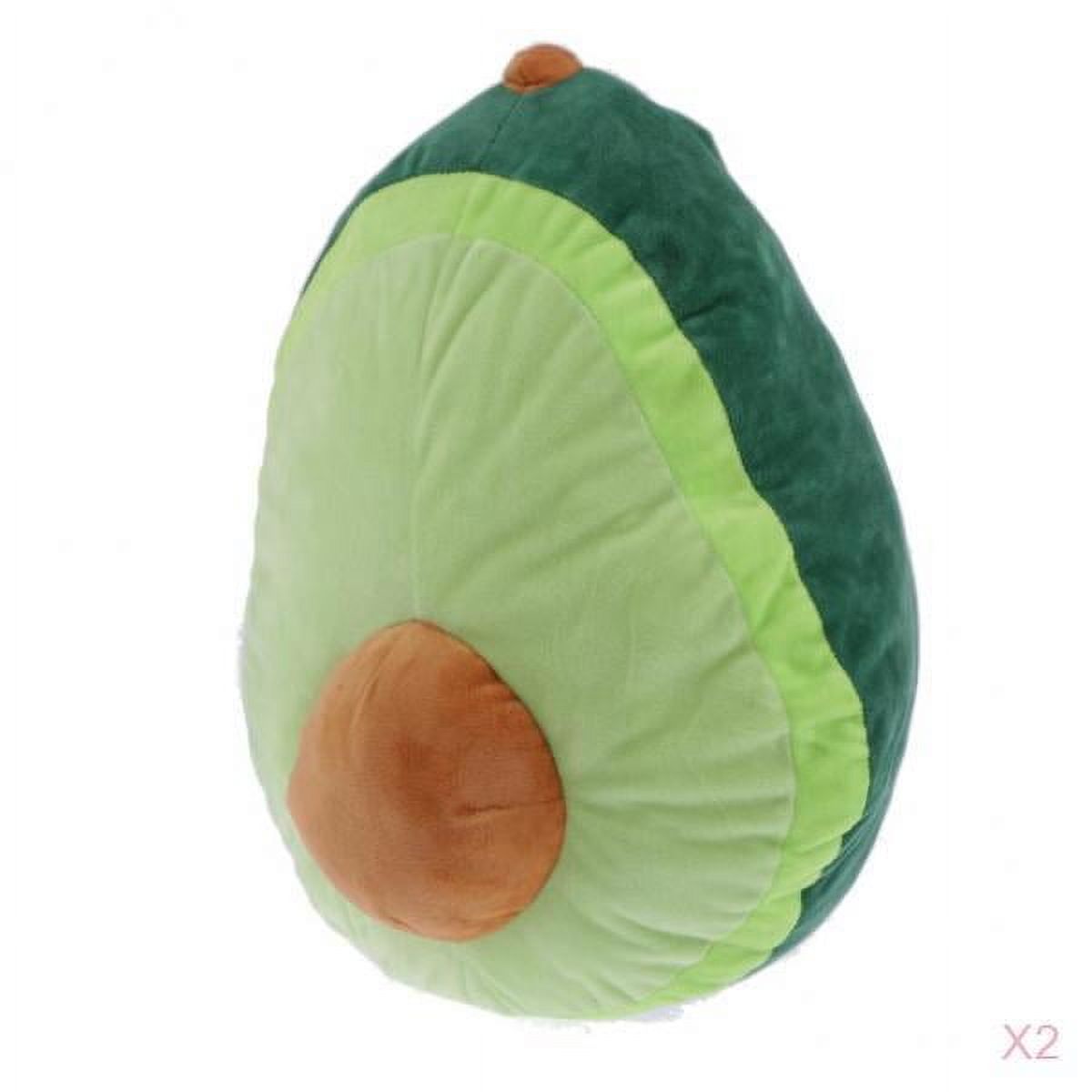 DOLITY 2pcs Avocado Pillow Cushion Throw Pillow Home Stuffed Toys