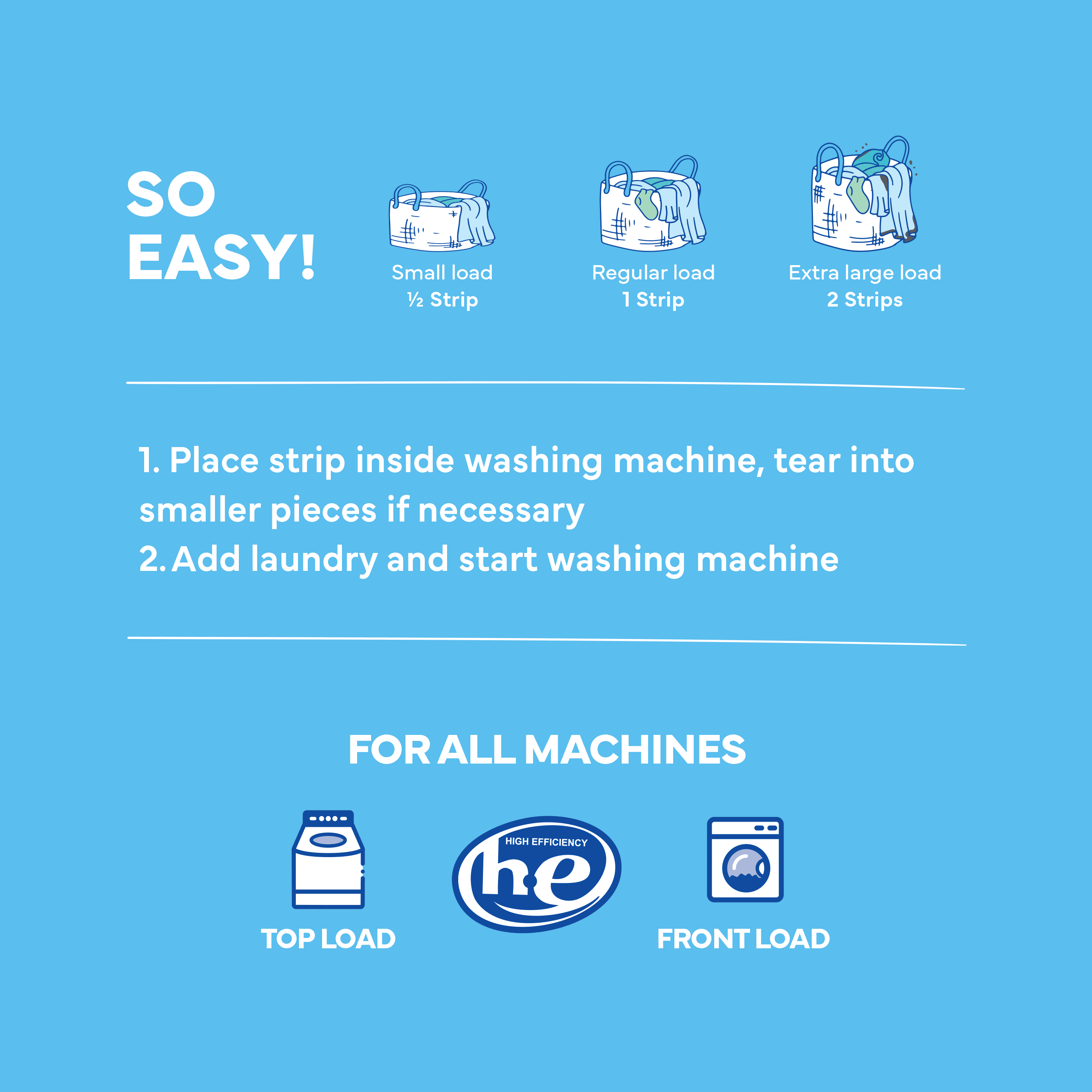 Tru Earth Laundry Detergent Sheets - 64 Strips - Fresh Linen