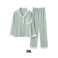 thumbnail image 2 of pitrice Satin Pyjama Set Women - Comfortable Fit Romantic Look Sexy Soft Various Colors B6803 XXL,1 1Set, 2 of 6