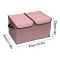 thumbnail image 4 of TIMIFISStorage Box Fabric Foldable Storage Box Double Cover Sealing Effect Is Good Clothes Sorting And Storage Detachable, 4 of 4