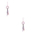 thumbnail image 2 of maskred Feather Pendants Wind Chimes For Positive Energy Lucky Meaning Durable And Practical Beautiful Blended Dream Catchers MS9180B 2Set, 2 of 6