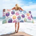 thumbnail image 1 of SuoKom Pool Towels Microfiber Beach Towel Super Lightweight Colorful Bath Towel Sandproof Beach Blanket Multi-Purpose Towel For Travel Swimming Pool 30x60 Inch Beach Stuff On Clearance, 1 of 8