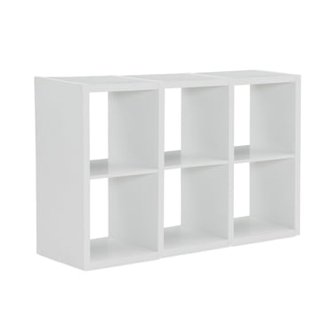 Gorham 6 Cubby Armoire de Rangement en Blanc