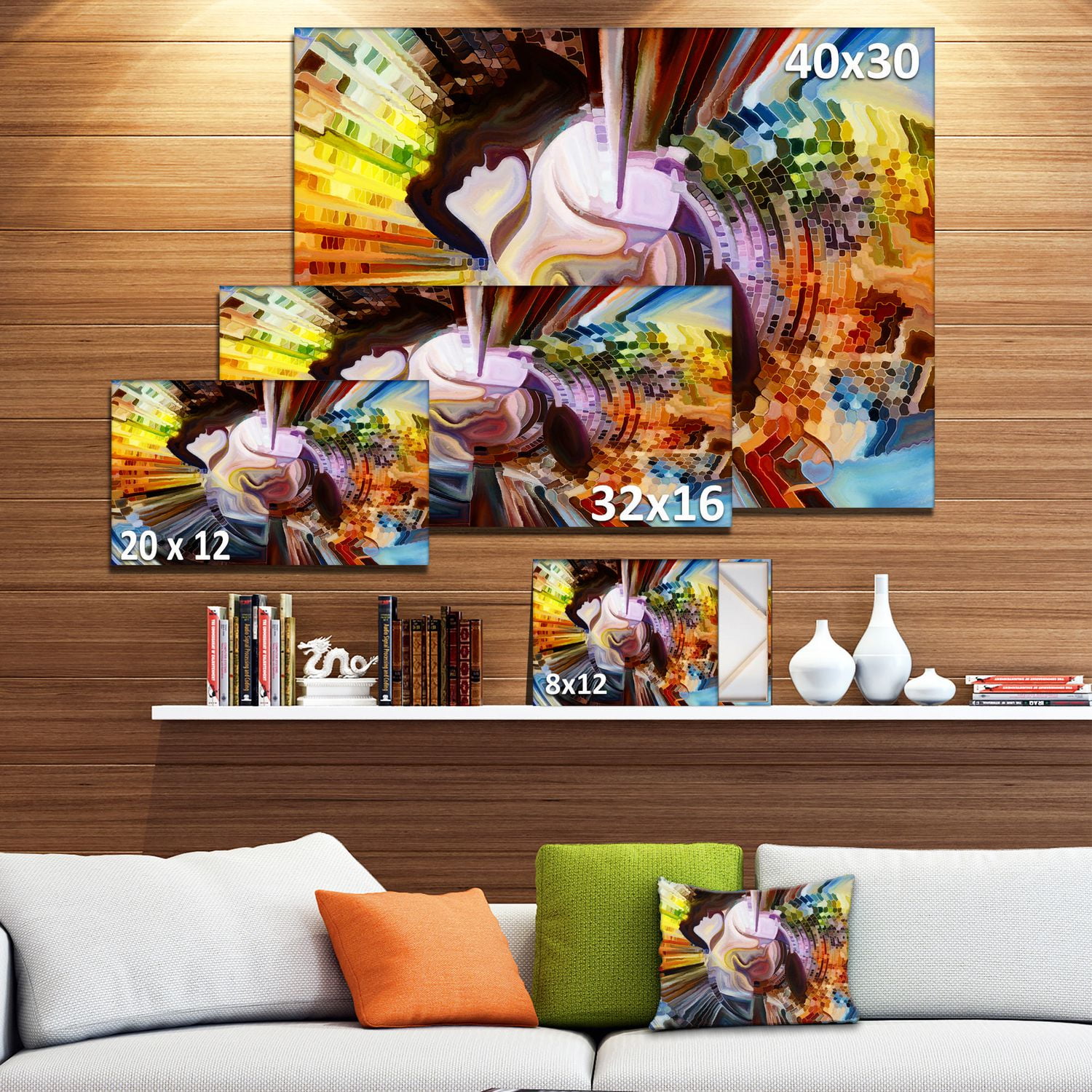 Impression sur toile « Layers Of Inner Paint » Design Art